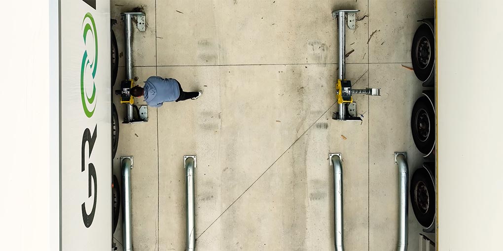 Wheel‑chock and wheel‑restraint solutions for securing loading docks.